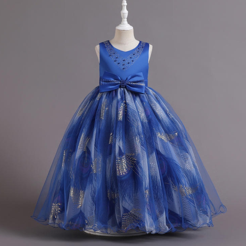 Barn spädbarn flicka blomma prinsessan party tutu klänning barn bröllop spets jul klänning vestidos kläder