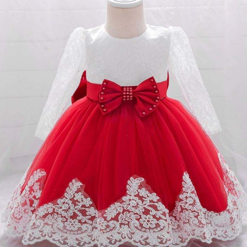 Baige Little Girl Clothing Newborn Baby Wedding Party Bridesmaid Dress for Baby Girl L1940xz