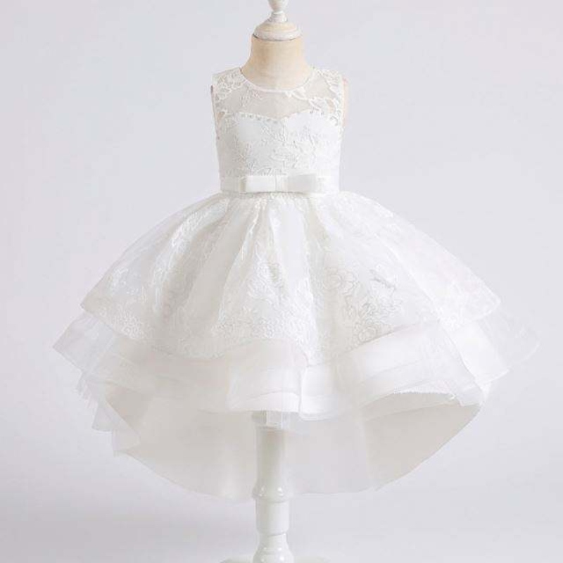Ny designparty Wear Dress for Baby Girl Children Clothes Girls Pearl Dress Girls aftonklänningar 2158