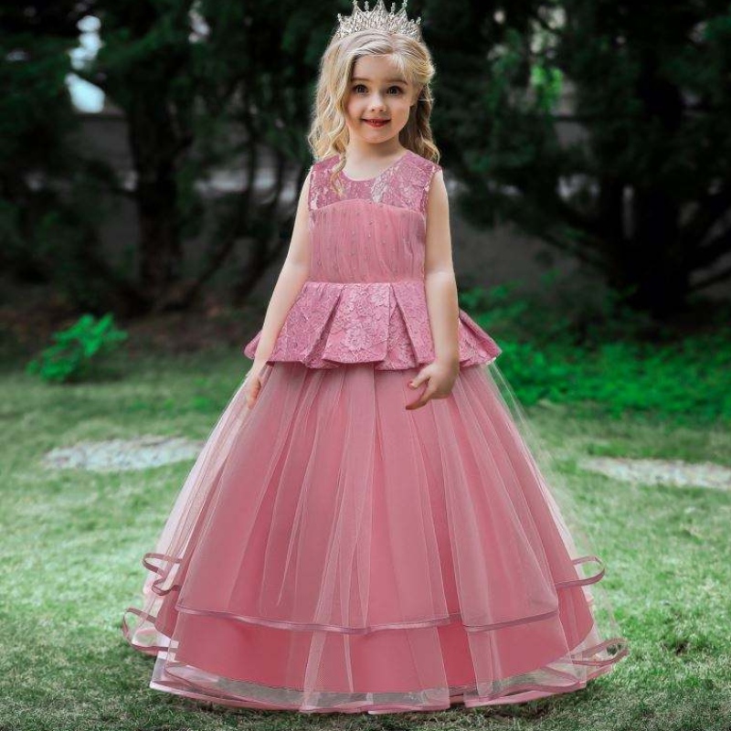 Baige Fancy Girls Party Dresses Spring and Summer Children Clothing Baby Girls Party Dresses