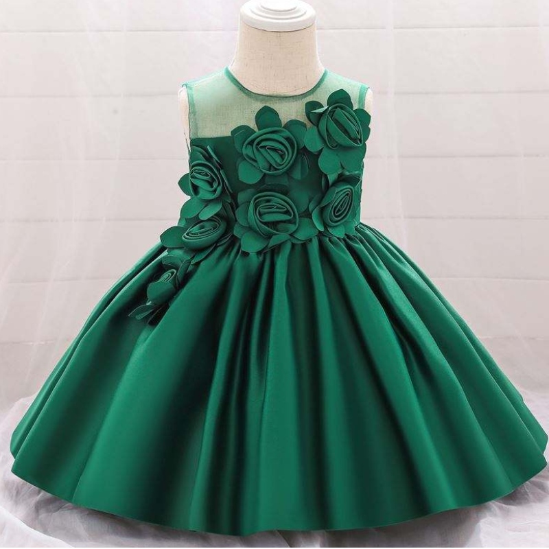 Baige 0-10 Years Partihandel Baby Frock Designs New Style Children Party Dress L5068XZ