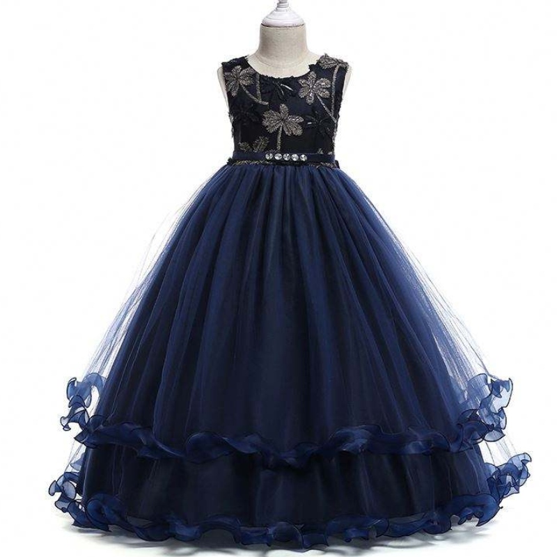 Partihandel Luxury Boutique Girl Frocks Birthday Party Dress Wedding Event Ball Gown