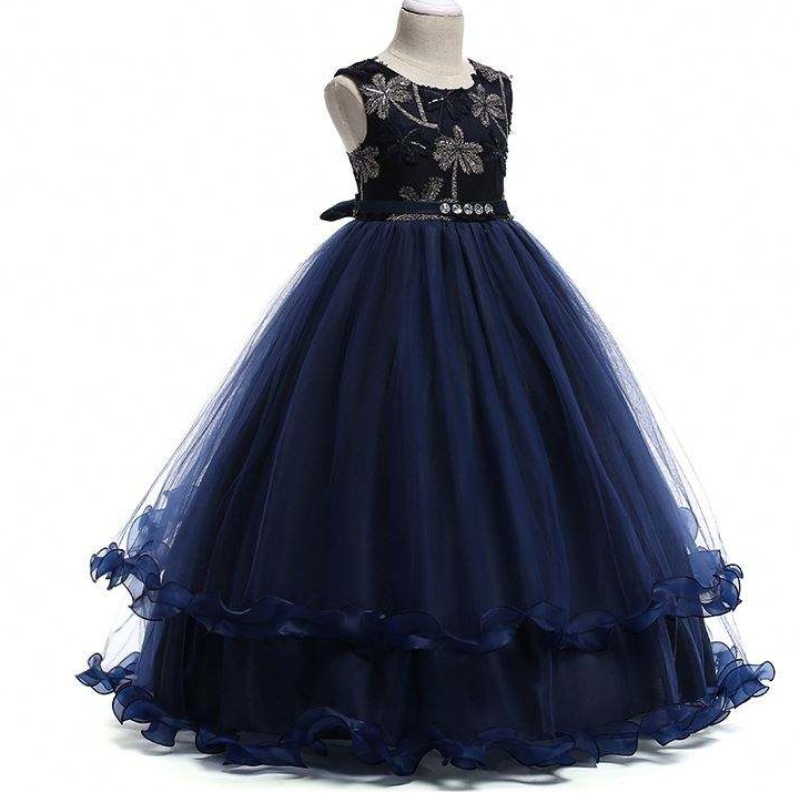Partihandel Luxury Boutique Girl Frocks Birthday Party Dress Wedding Event Ball Gown