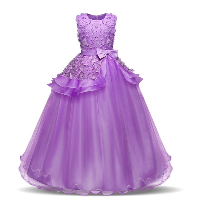 Baby Girl Pageant Formal Dresses Summer Party Wear Girls Birthday Outfits Teen Girls 8 14t Doping Gown Tutu Boutique Dress