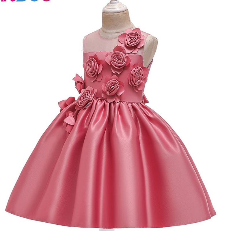 ANSOO Girls Dress Christmas Elegant Princess Dress Kids Dresses For Girls Wedding Party Ball Gown 2-12 år