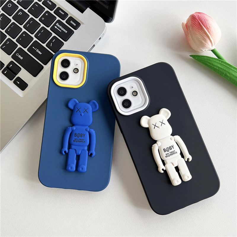 Dennya produkten är lämplig för Apple iPhone13Pro Explosive Bear Mobile Phone Protective Case, och supportfunktionen faller anti och anti -vibrationsmobiltelefonskal