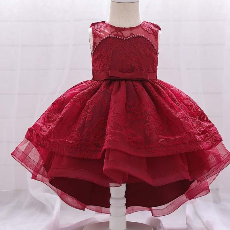 2020 NYA DESIGN BARN KLÄNNINGAR Baby Frock Design Bilder Flower Girls Dresses T1939XZ