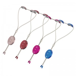 Bärbar elektrisk puls hals massager för smärtlindring, intelligentnackmassage med värmepunktmassager