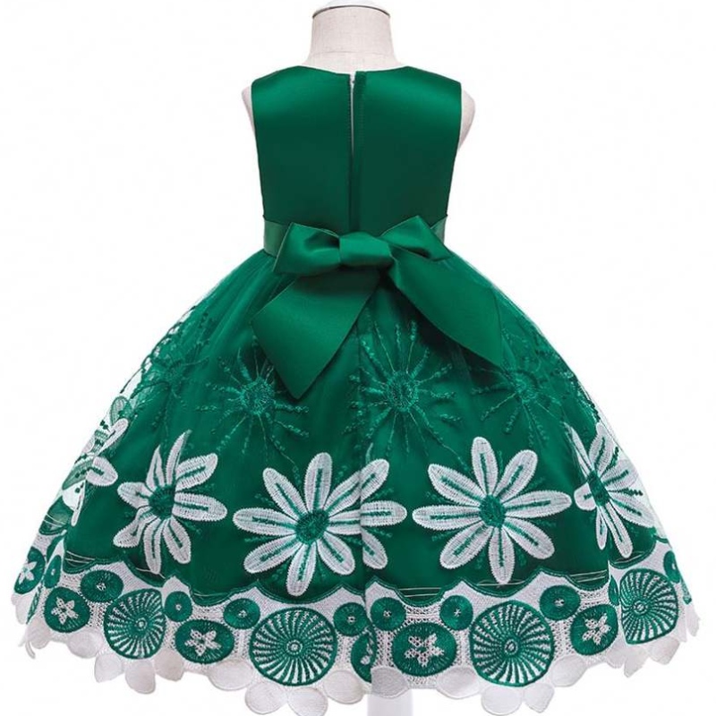 Baige Ny design Flower Girls Dresses Kids Party Birthday Wedding Princess Barn Girl Dress L5266