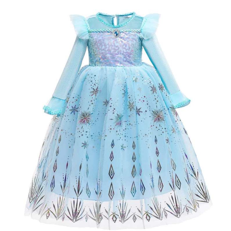 Baige Halloween Costume for Kids Girls \\ 'Princess Dresses Christmas Carnival Anna Elsa Cosplay Dress Children Party Clothes