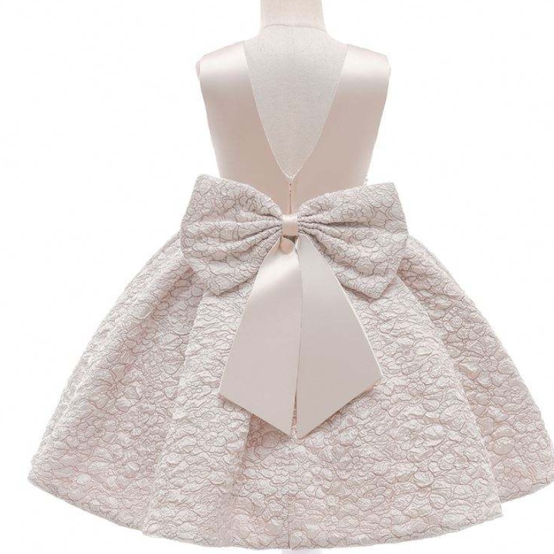 Baige Fashion Girls Pageant Princess Flower Dress Kids Prom Ball Gowns Satin Party Dresses