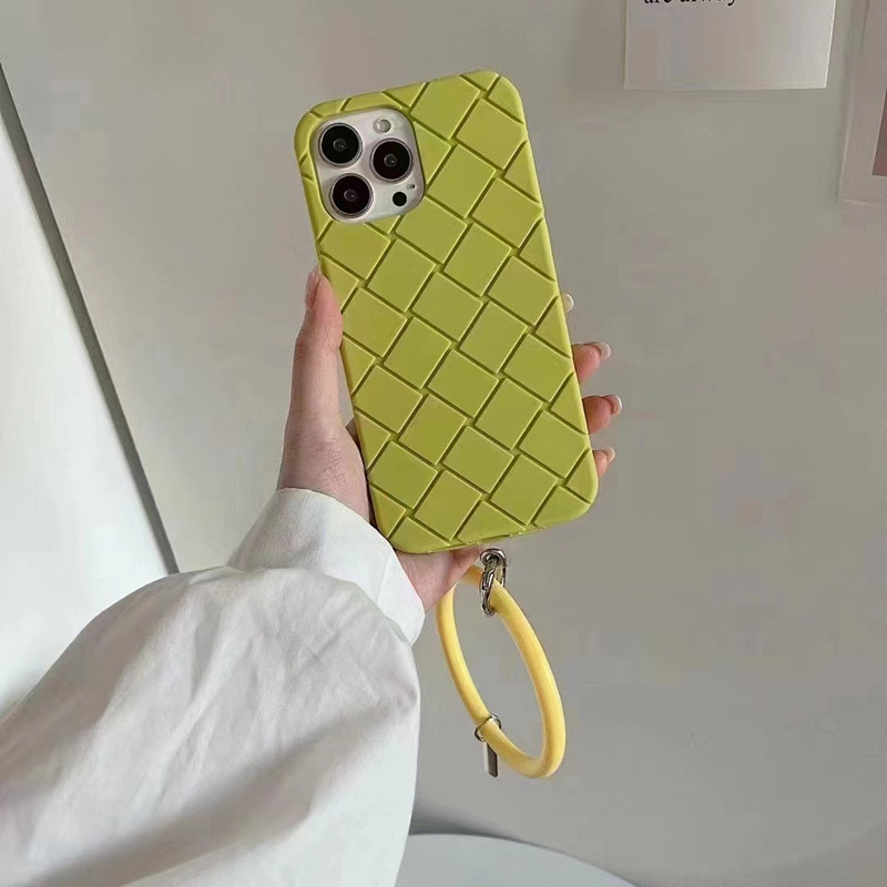 Lämplig för Apple iPhone 14Max-fodral, tredimensionell rutig armband Fullt paket Fall Proof-fodral, TPU-fodral