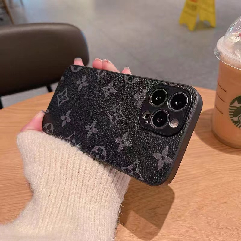Dennya produkten är lämplig för Apple iPhone14Pro Luxury Mobiltelefonfodral och Big Brand Imitation Leather Fall Proof Protective Mobile Läderfodral