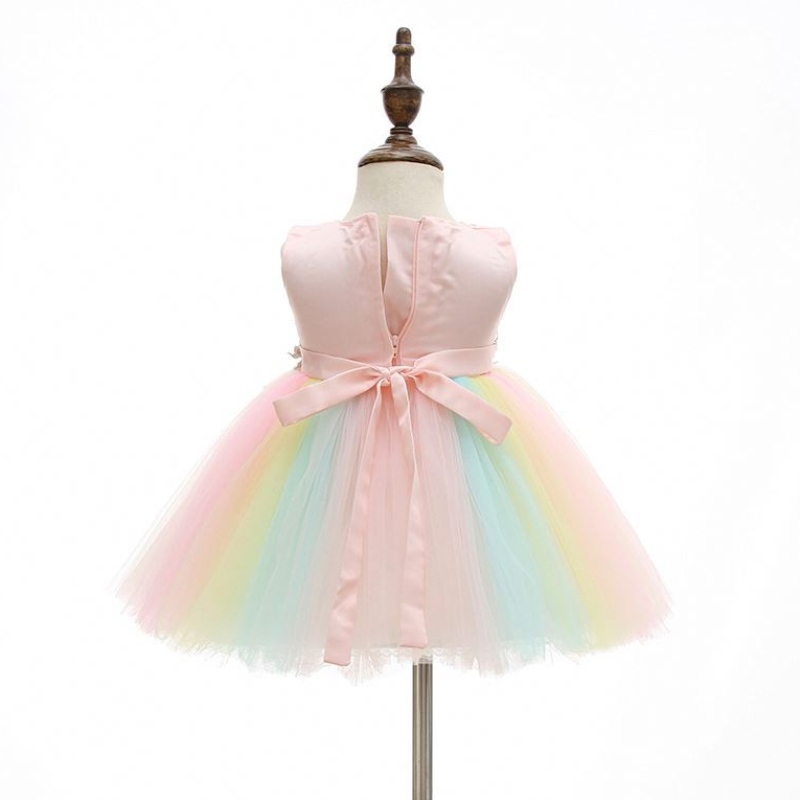 Baige Baby Princess Dress Newborn Hundra Days Wine Full Moon Children's Wedding Dresses