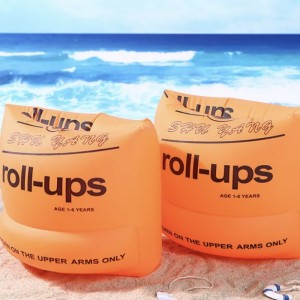 Uppblåsbar simning Ring Splashing Hylsa Uppblåsbar armring