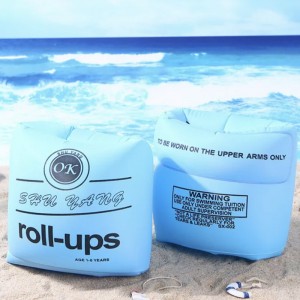 Uppblåsbar simning Ring Splashing Hylsa Uppblåsbar armring