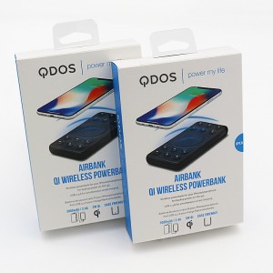 Mobile Power Charging Treasure Packaging Box Drawer Box Window Color Box Custom Electronics Packaging