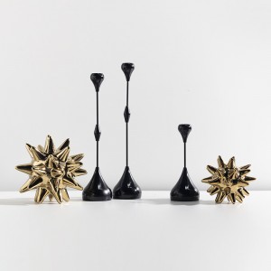 Vattendroppformad ljusstake