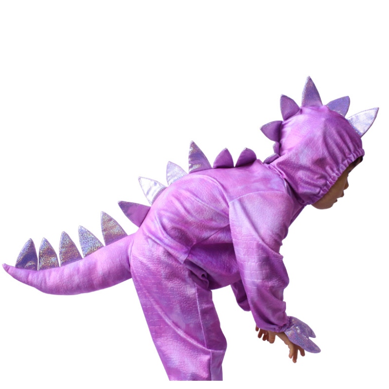 Barns dinosaurie kläder cosplay jumpsuit söt tyrannosaurus rex jura costumes