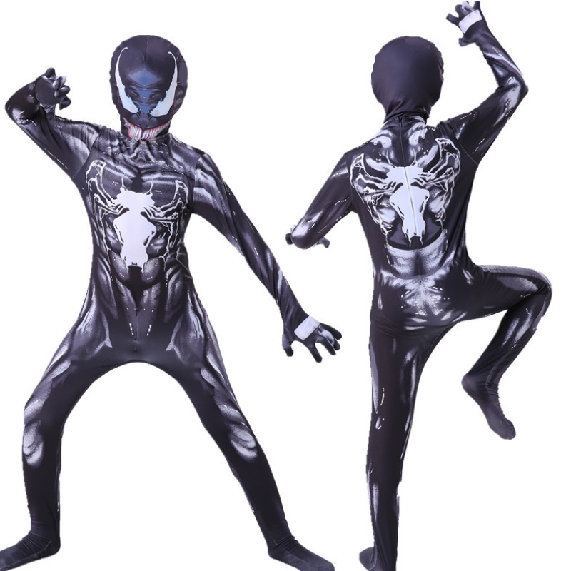 Barn giftdräkt cosplay superhjälte kostymer cuit jumpsuit bodysuit