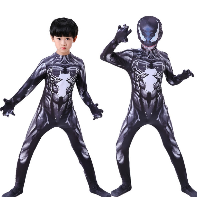 Barn giftdräkt cosplay superhjälte kostymer cuit jumpsuit bodysuit