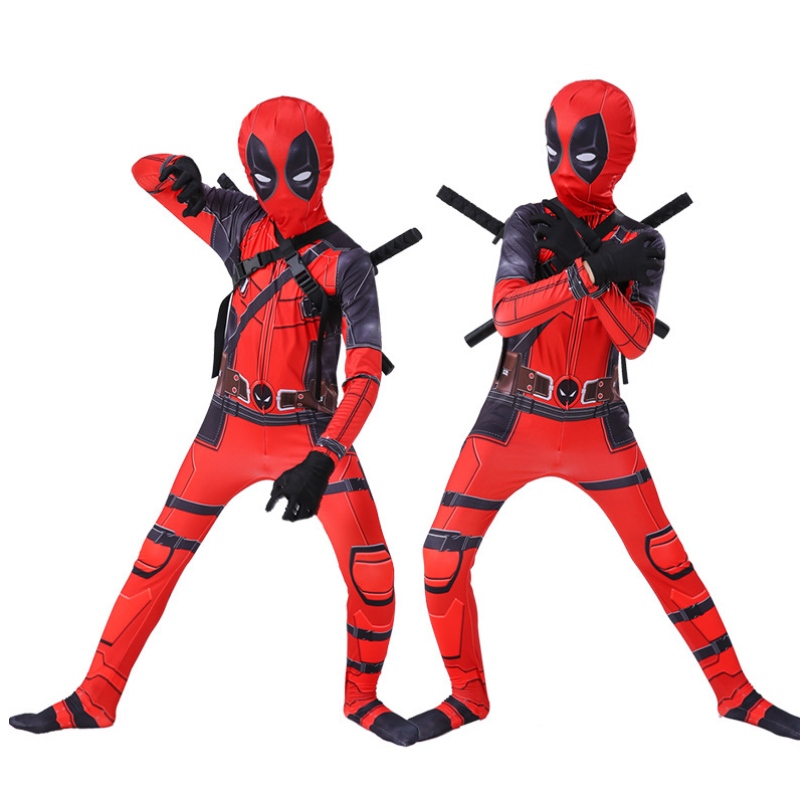 Unisex superhjälte bodysuit halloween cosplay costumes barn 3d stil