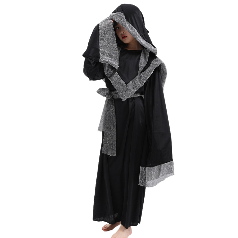 Carnival Witch Costume Wizard Cloak Children's Party Dress Up Cos Clothing