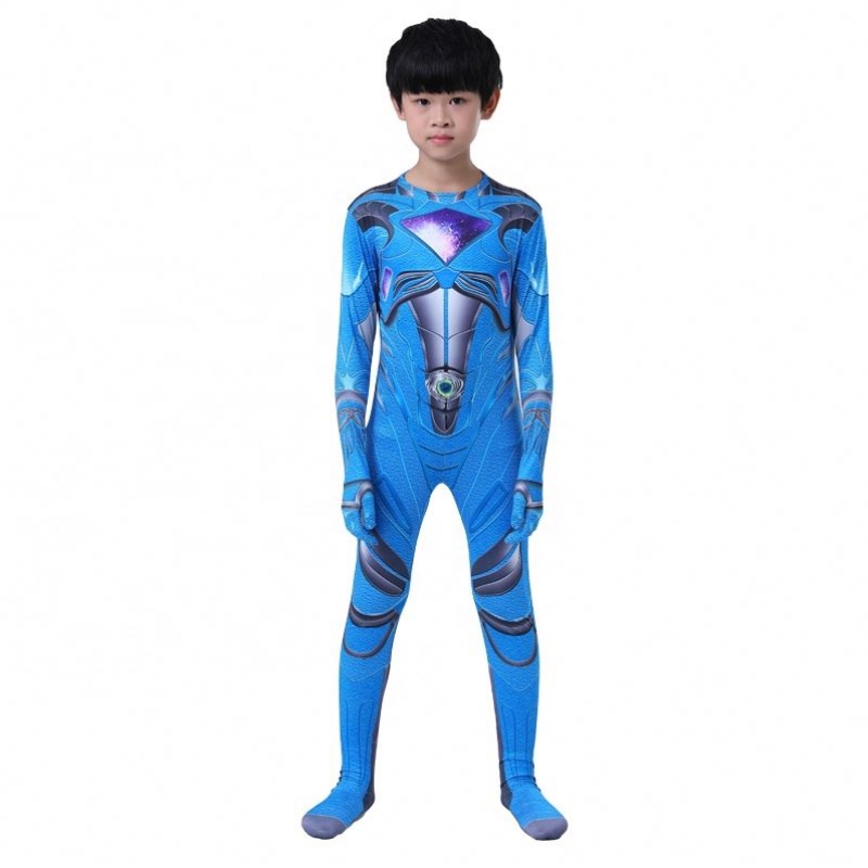 Partihandel med flera färg halloween karneval party cosplay fem djur superhjälte mystisk kraft power ranger kostym kostym för barn