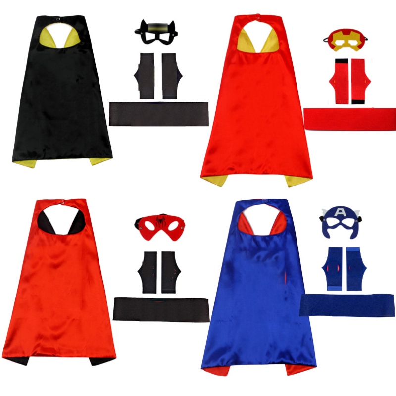 Toys Boys Superhero Capes Boy Gifts Boys Cartoon Dress Up Costumes For Kids 3-10 år gamla