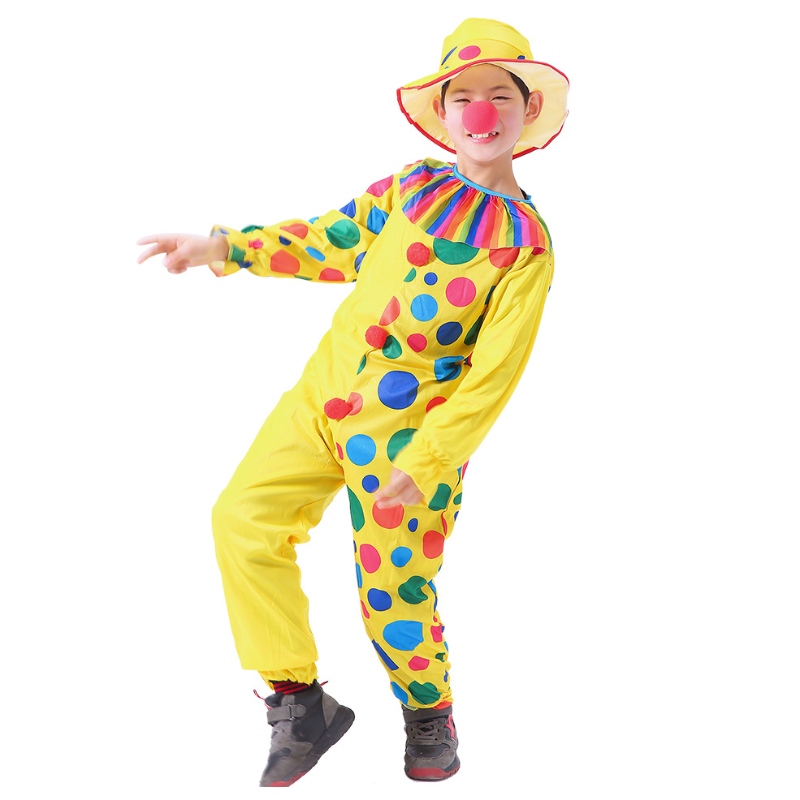 Halloween Children Costume Clown Costume Kindergarten Cosplay Costume