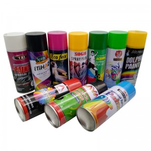 OEM 200 ml 300 ml 400 ml 450 ml billig sprayfärg graffiti sprayfärg krom sprayfärg