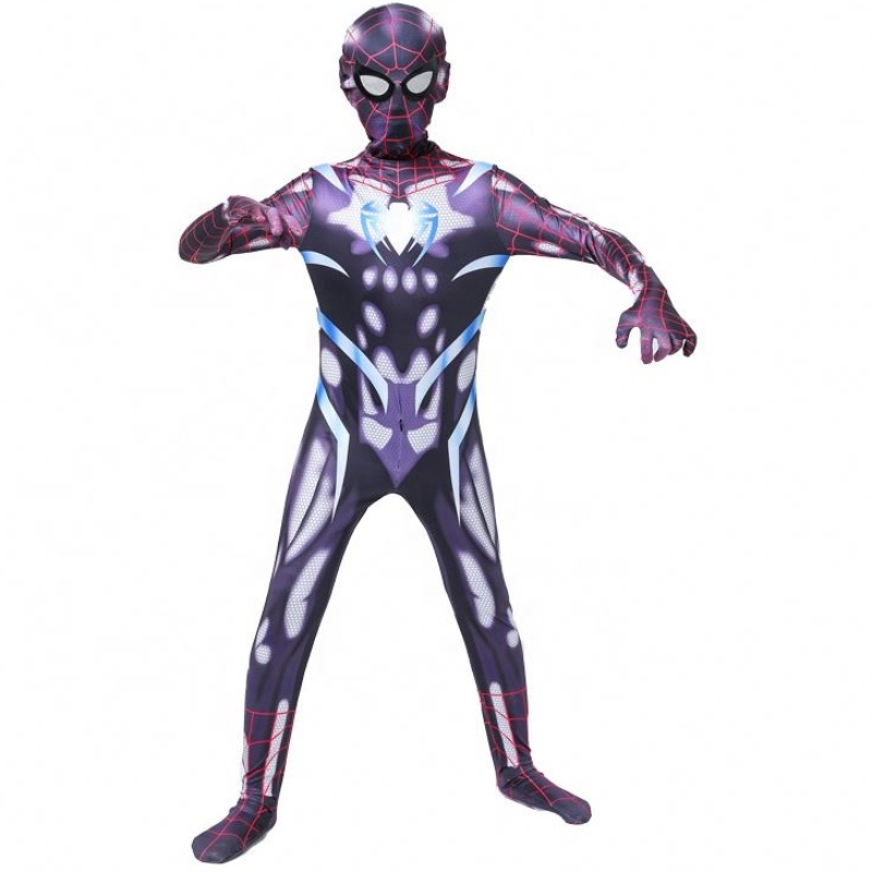 Ny trend tight jumpsuit halloween födelsedagsfest anime&movie cosplay rollplay kläd spiderman dräkt med ansiktsmask