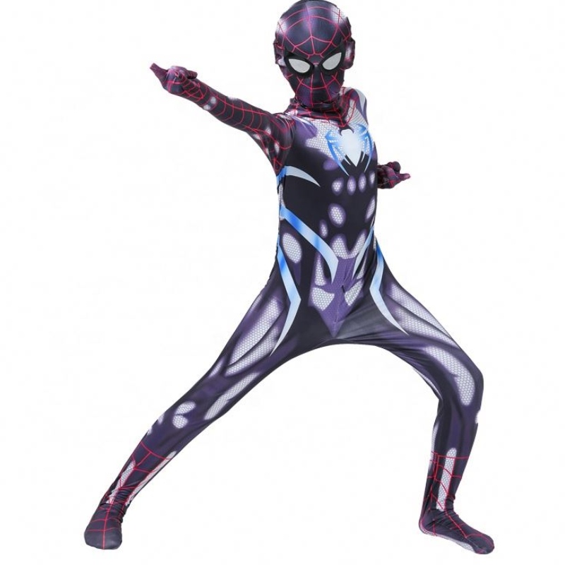 Ny trend tight jumpsuit halloween födelsedagsfest anime&movie cosplay rollplay kläd spiderman dräkt med ansiktsmask