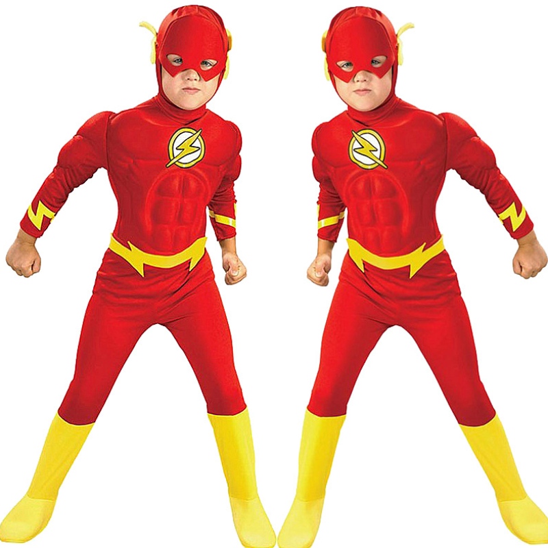 Cosplay Performance Costume Halloween The Flash Bodysuit Muscle Costume