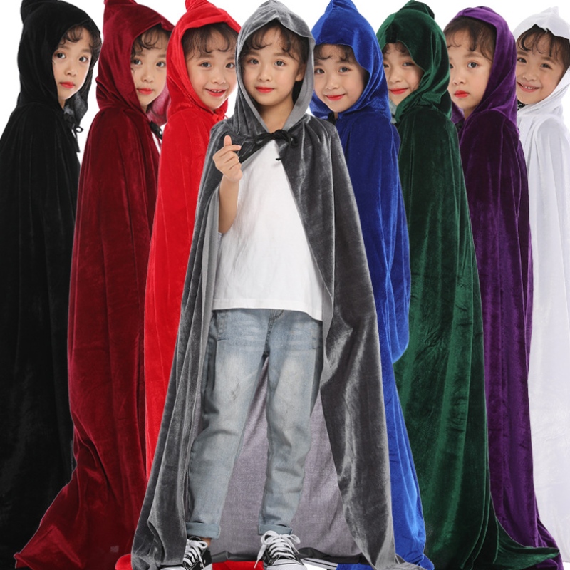 Europeiska och amerikanska populära Halloween Cloak Ghost Festival Cloak Velvet Adult Cloak