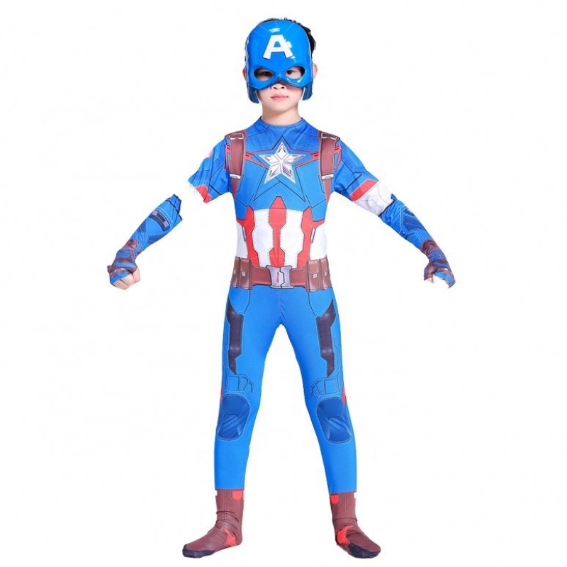 Avenger Winter Guard For Halloween Party Kids&men America TV&movie Game Cosplay China Factory Supply Tights Captain Costume