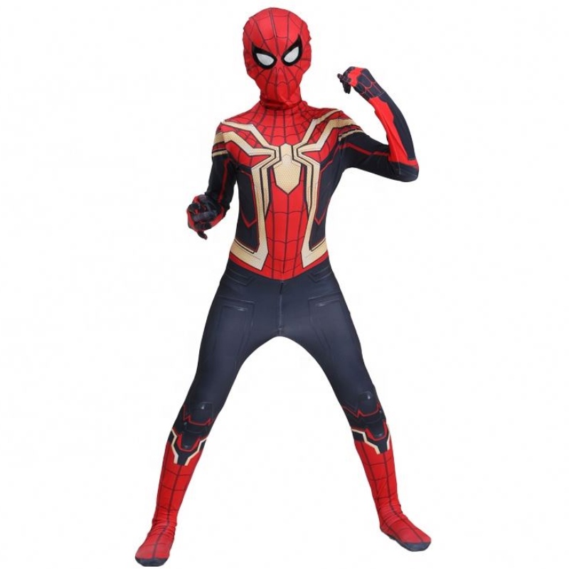 Special Fancy Black&gold Spiderman Halloween Suit Barn Barn TV&FILM Superhjälte Rollplay Factory Direct Spiderman Costume