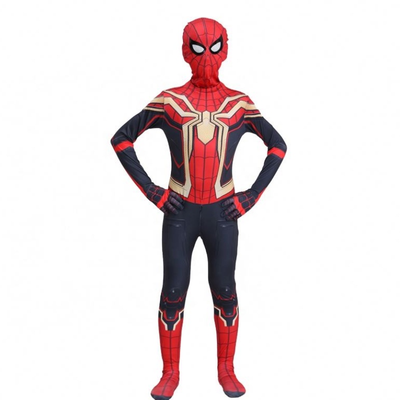 Special Fancy Black&gold Spiderman Halloween Suit Barn Barn TV&FILM Superhjälte Rollplay Factory Direct Spiderman Costume