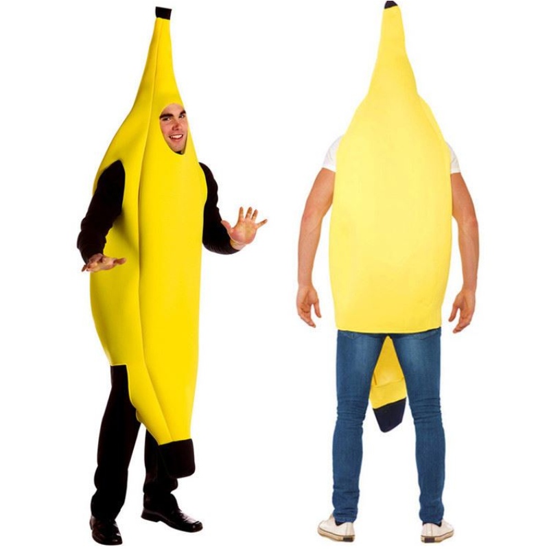 Billig grossist cosplay karneval banankostym