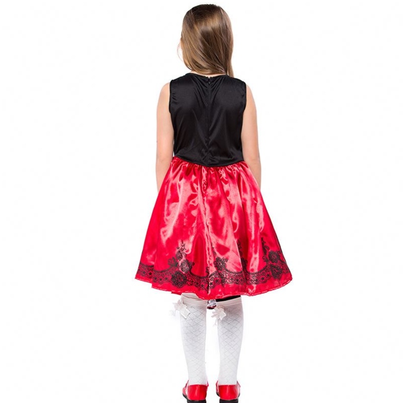 Girls Kids Halloween Costume Little Red Riding Hood för Girls DGHC-087