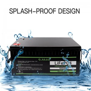 25V 300/400Ah uppladdningsbara LiFePO4 litiumjonbatterier batteri med bluetooth BMS