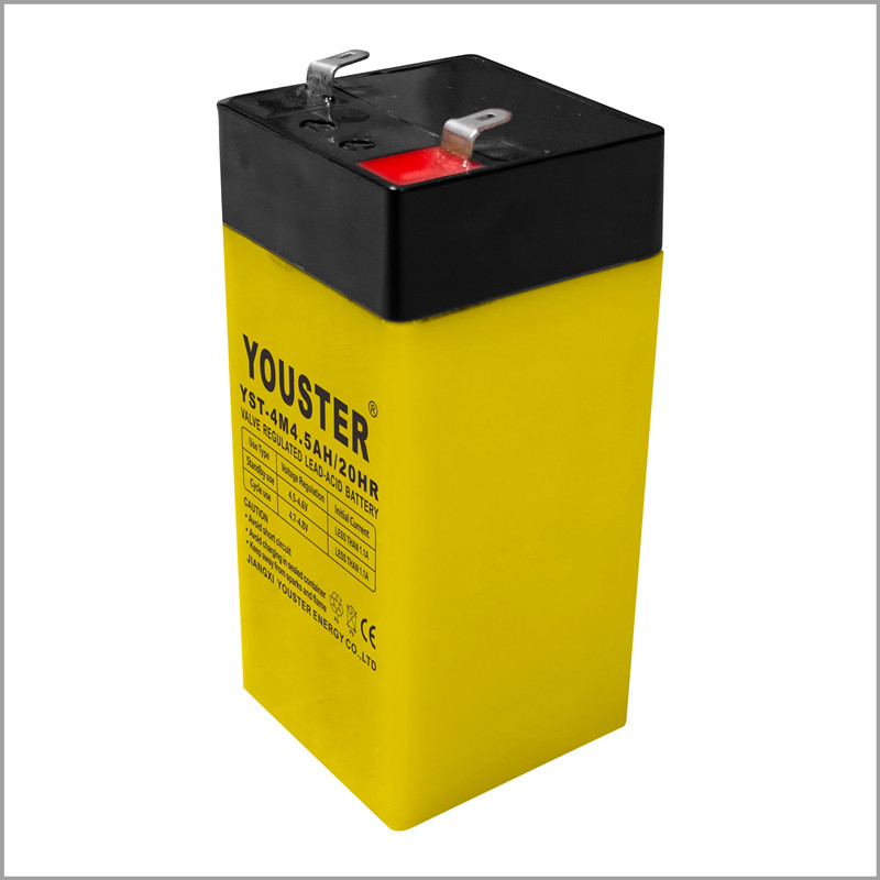 VRLA AGM batteri litet hemmabruk batteri 4v5.0ah Blybatteri