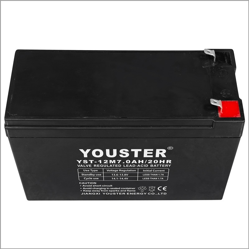 Fabriks varm försäljning högkvalitativ långvarighetstid Gelbatteri 12V 7.0AH Uppladdningsbart batteri för UPS
