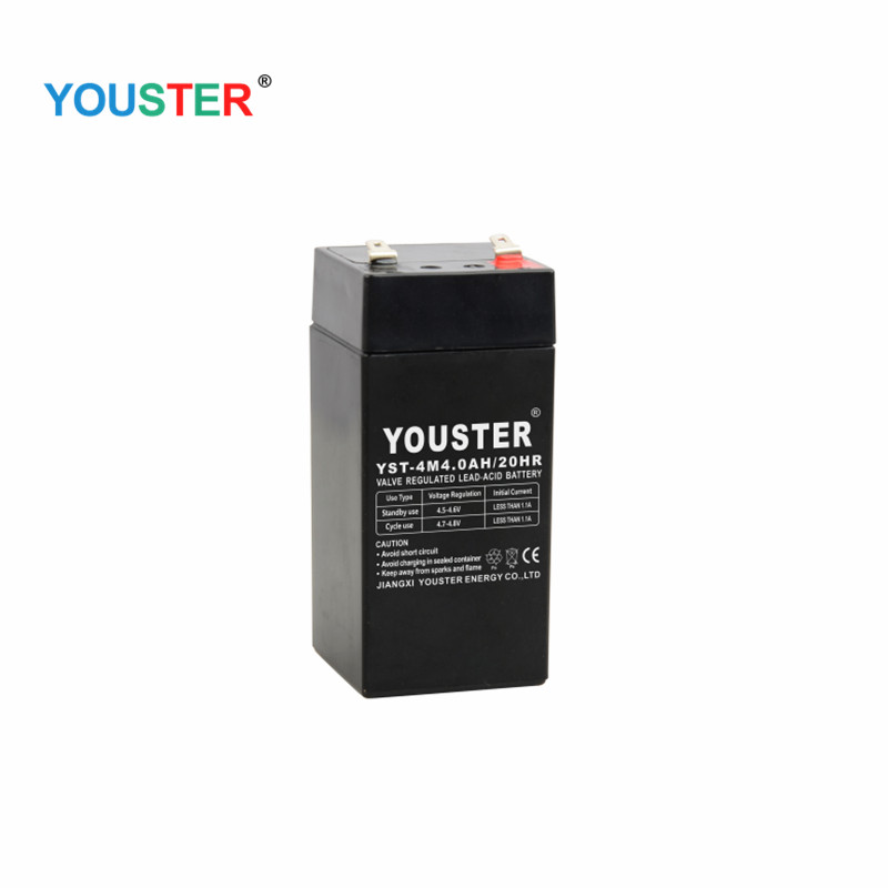 Factory Direct Sell AGM Battery Lead Acid Storage Battery 4V4AH för skalsystem
