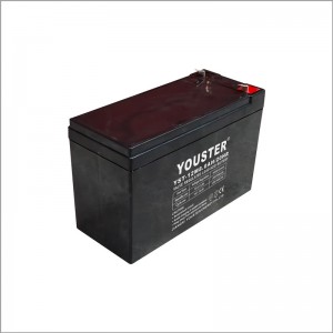 Youster High Capacity Maintenance Free12V8.0AH Försluten solbatteri USP Lead Acid Battery