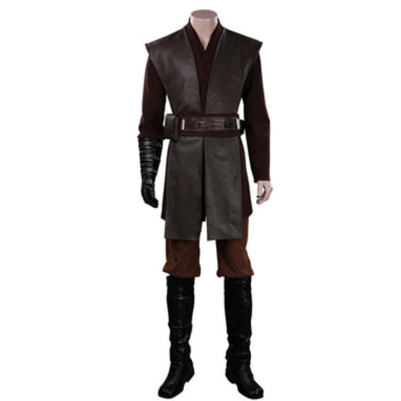 Star Wars Anakin Skywalker Outfits Halloween Carnival Suit Cosplay Costume