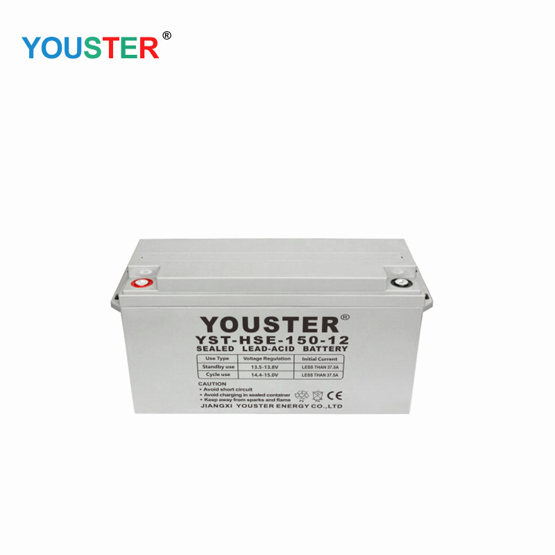 Youster Agm Deep Cycle Gel bly Syra Inverterare 12V200AH Lagring Gel Solar Battery for Home Use