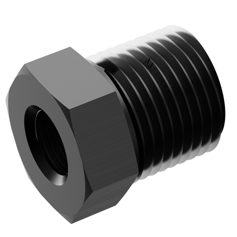 1/4 NPT hane till 1/8 NPT honreduktionsadapter Hex bussning ihålig aluminium