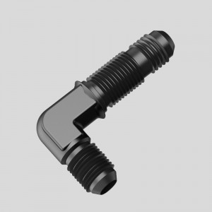 90 graders manlig bulkhead bränslemontering adapter Union Aluminium