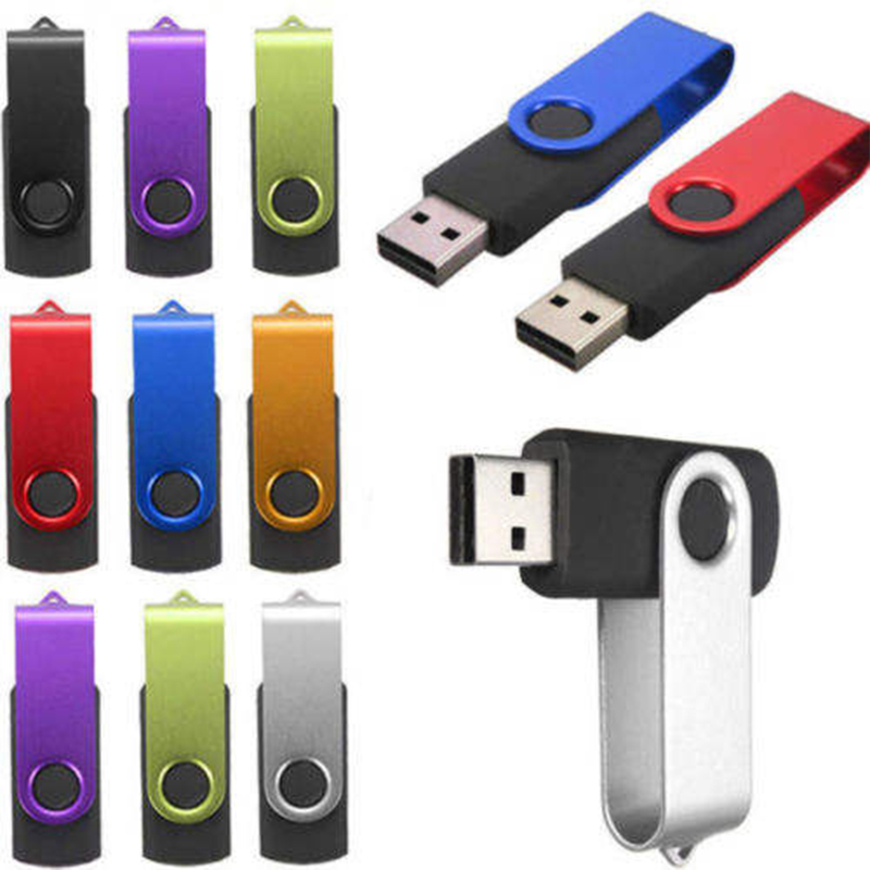 Ny Ankomst Usb Pen Drive 4GB 8 Gb 16 Gb 32 Gb Färgglada Swivel U Disk Liten Usb Flash Drive